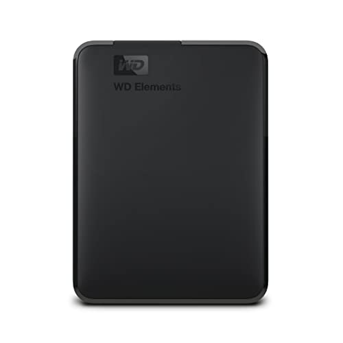 WD Elements Portable externe Festplatte 2 TB (mobiler Speicher, USB 3.0-Schnittstelle, Plug-and-Play, für Windows formatiert) Schwarz