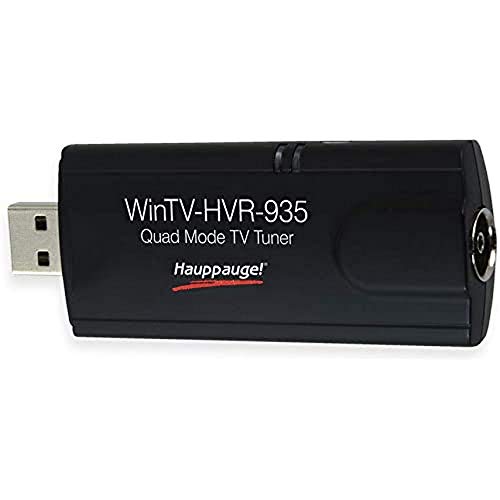 Hauppauge WinTV-HVR-935HD 01588 - USB Hybrid TV-Tuner - digitales Fernsehen DVB-T2 HD, DVB-C HD, DVB-T, Analog-TV für Laptop oder PC