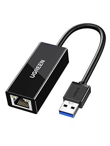 UGREEN USB LAN Adapter 3.0 Ethernet Adapter Gigabit USB Netzwerkadapter 1000Mbps LAN Kabel Adapter kompatibel mit Notebook/IdeaPad/Chromebook/Matebook unter Windows11/ 10/8.1/8/7, Linux, MAC OS usw.