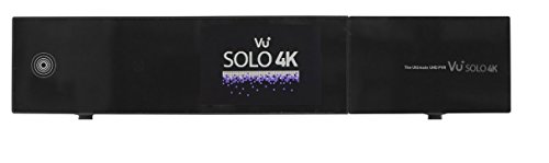 VU+ Solo 4K 2x DVB-S2 FBC Tuner Satellitenreceiver (PVR Ready, Twin Linux Receiver, UHD 2160p)