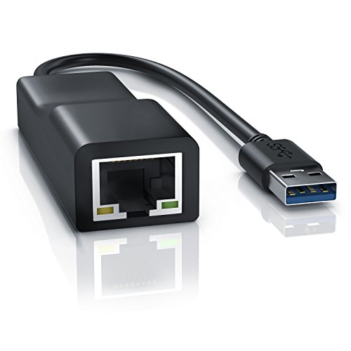 CSL - USB 3.2 Gen1 Netzwerkadapter RJ45-10 100 1000 Mbit s Gigabit Fast Ethernet Netzwerkkarte extern - für Desktop-PC Tablet-PC Notebook MacBook