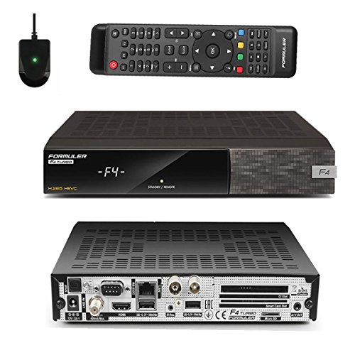 Formuler F4 Turbo H2.65 HDTV Linux Receiver mit 1x DVB-S/S2 Tuner